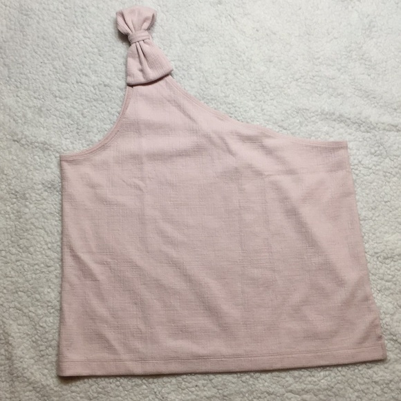 J. Crew Tops - J Crew one shoulder top with bow size XL